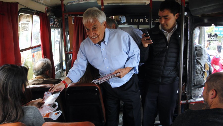 De dulce y de agraz el día de Sebastián Piñera en diferentes puntos de Viña del Mar y Valparaíso