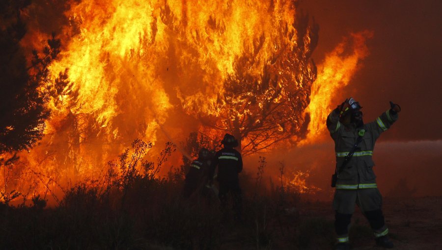 Onemi decreta alerta amarilla para Palena por incendio forestal