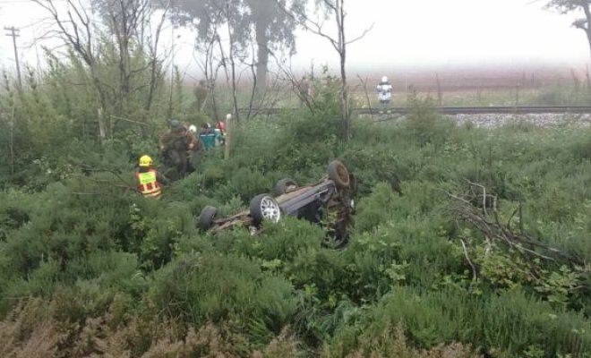 Dos carabineros fallecidos deja fatal accidente automovilístico en La Araucanía