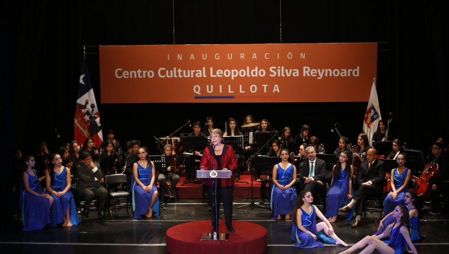 Presidenta Michelle Bachelet inaugura en Quillota el Centro Cultural de la ciudad