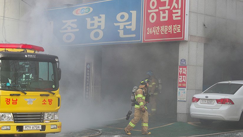 Al menos 41 muertos y más de 79 heridos en el incendio de un hospital en Corea del Sur