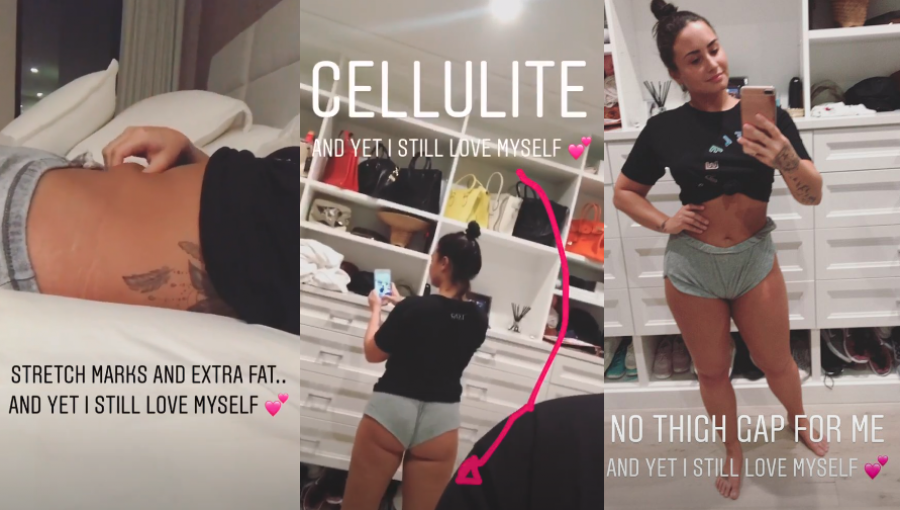 Demi Lovato al desnudo: Muestra su celulitis y sus estrías para dar gran lección sobre redes sociales