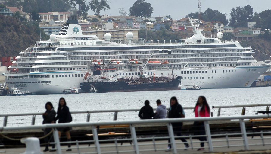Valparaíso cierra temporada de cruceros con 90% menos de pasajeros