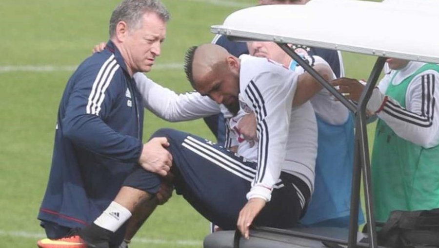 Arturo Vidal será operado de la rodilla y arriesga perderse semifinal ante el Madrid