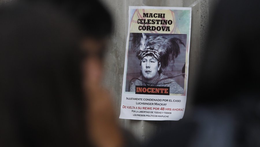 Machi Celestino Córdova depone huelga de hambre
