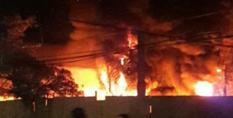 Incendio afectó a obras del nuevo Estadio de La Calera