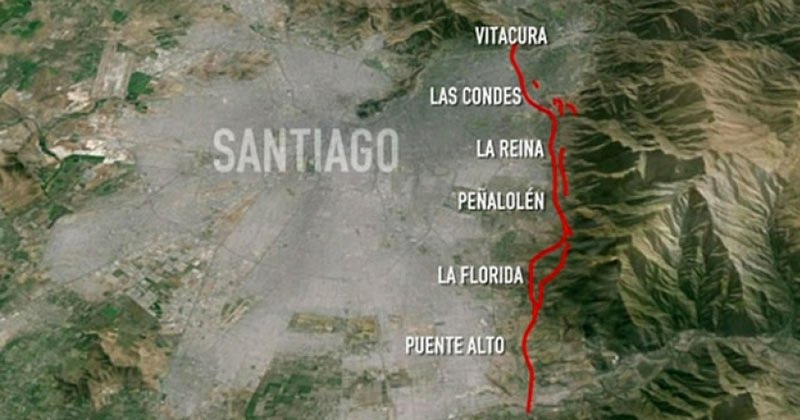 La gran amenaza sísmica sobre Santiago y la zona central: El volcán que prende las alarmas en falla de San Ramón
