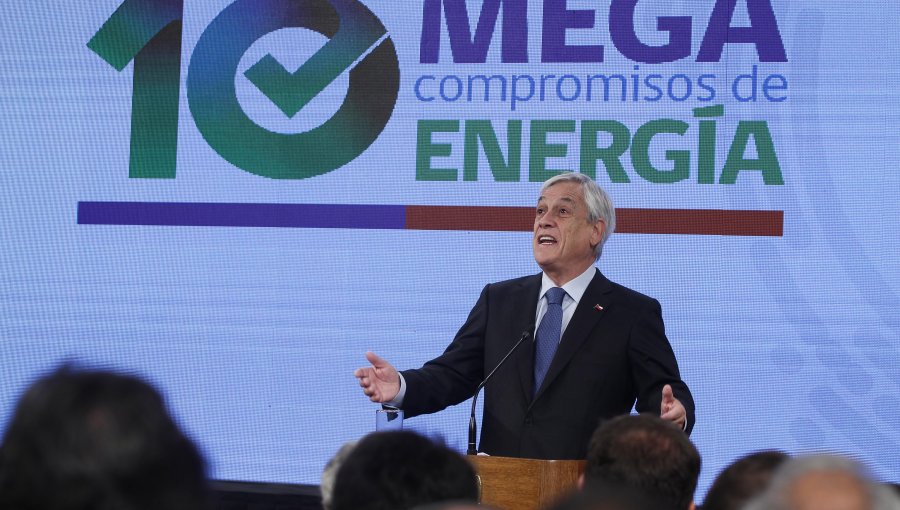 Piñera lanza Ruta Energética con sello social y pide avanzar en 11 compromisos