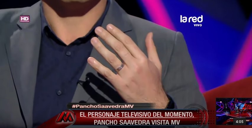 Francisco Saavedra muestra anillo de compromiso y se sincera: "Estoy enamorado"