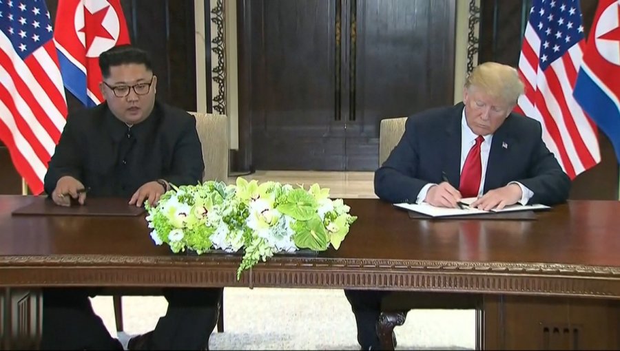 Histórica cumbre: Trump y Kim Jong acuerdan desnuclearización