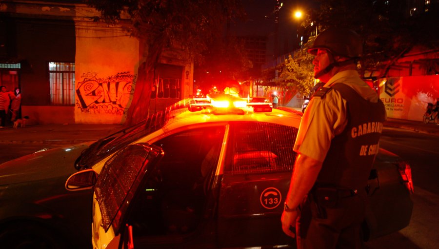 Capturan a balazos a dos sospechosos por “portonazos” en sector sur de Santiago