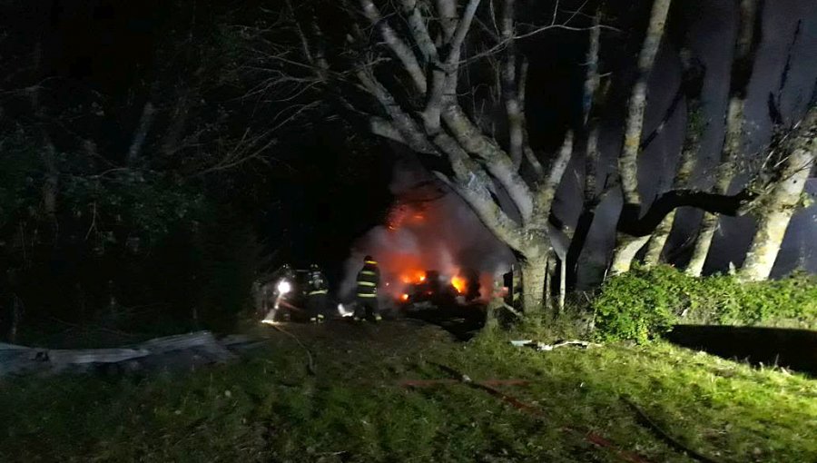 Dos nuevos ataques incendiaron se registraron simultáneamente en La Araucanía