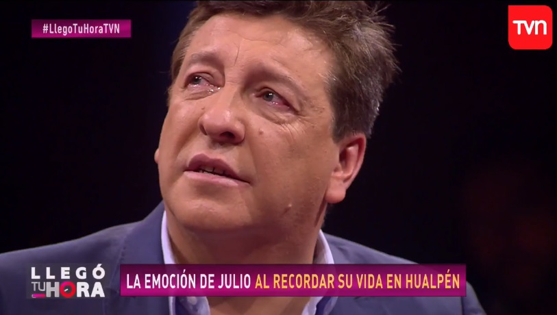 Julio César Rodríguez se emociona hasta las lagrimas al hablar de su familia y deja a TVN en segundo lugar