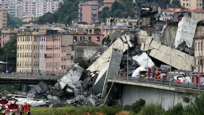Familiares confirmaron tres chilenos muertos por derrumbe de puente en Italia