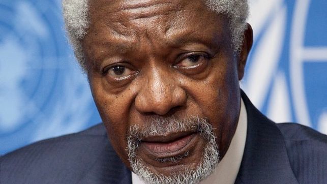 Muere Kofi Annan ex secretario general de la ONU y Nobel de la Paz