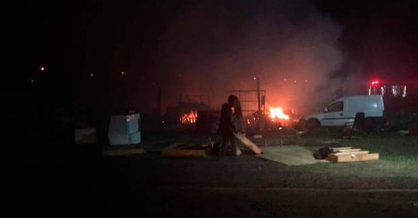 Fatal Incendio en campamento de Maipú deja dos niñas de 5 y 3 años fallecidas