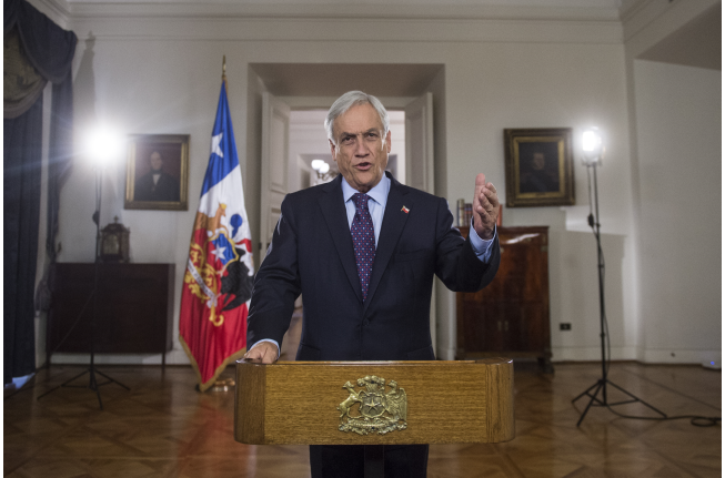 En cadena nacional, Presidente Piñera propuso diálogo constructivo con Bolivia