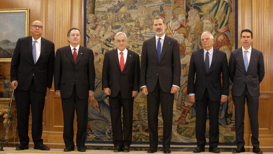Presidente Piñera profundiza relaciones en cita con el rey de España Felipe VI