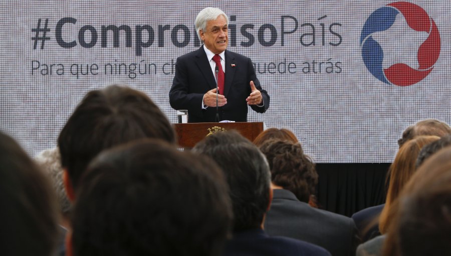 Presidente Piñera presenta plan “Compromiso País” contra la pobreza