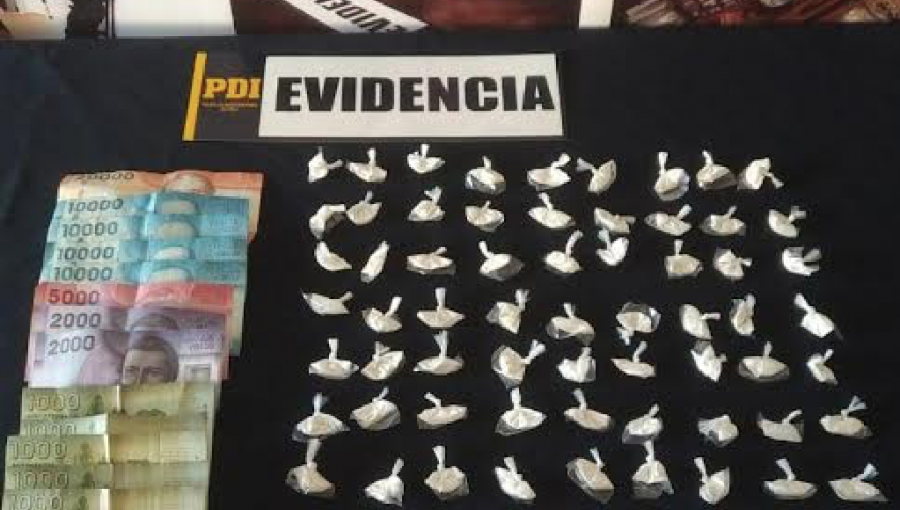 PDI sorprendió a mujer vendiendo cocaína en el eje Uruguay de Valparaíso