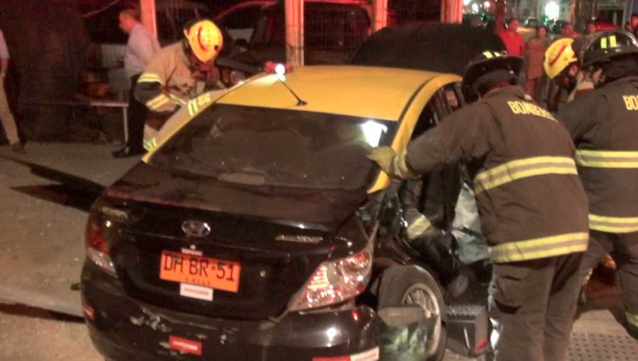 Conductor en estado de ebriedad chocó taxi en Iquique: dos pasajeros murieron