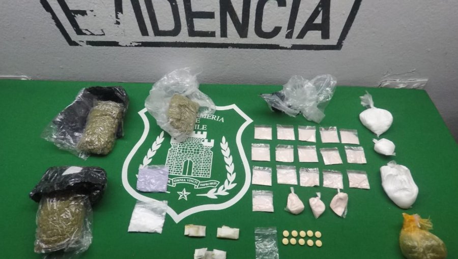 Gendarmería impide ingreso de cocaína, marihuana y ketamina a la cárcel de Quillota