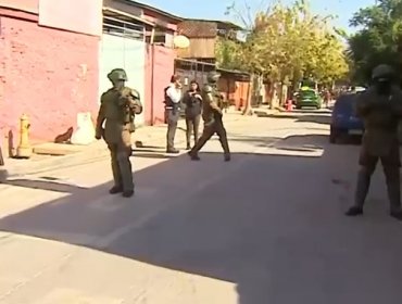 Detienen a hombre que se parapetó y disparó contra carabineros en Pudahuel: un funcionario policial resultó herido