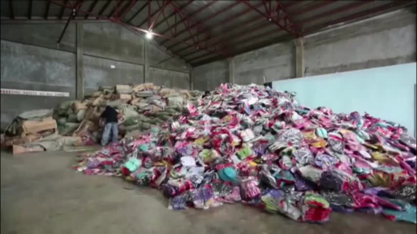 Filipinas destruyó miles de productos piratas decomisados