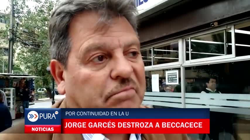 Jorge Garcés destroza a Sebastián Beccacece por su continuidad en la U