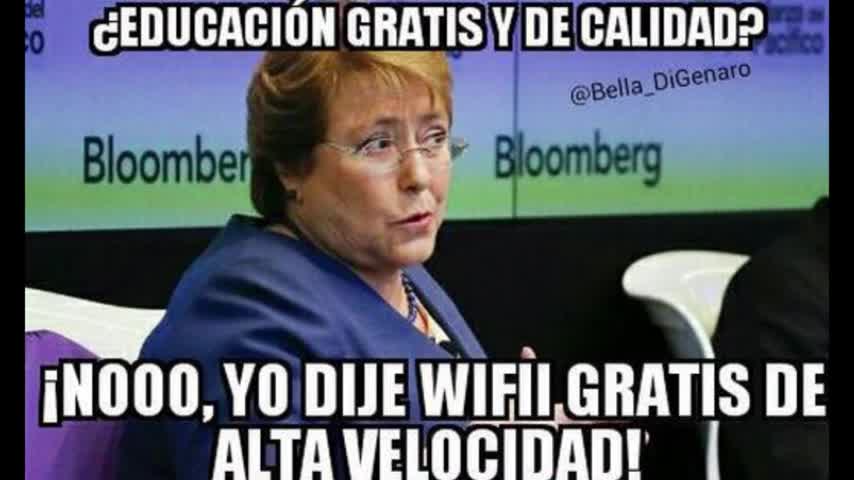 Los memes que dejo el discurso de Michelle Bachelet