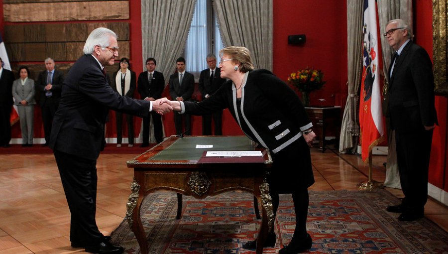 Presidenta Bachelet designa a Mario Fernández como nuevo Ministro del Interior