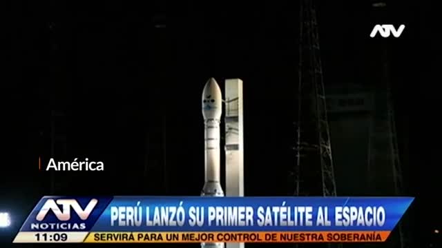 Perú lanzó su primer satélite al espacio