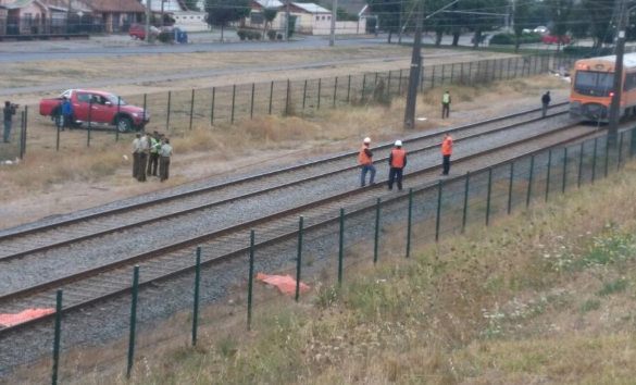 Hombre muere tras ser arrollado por un tren en Talcahuano