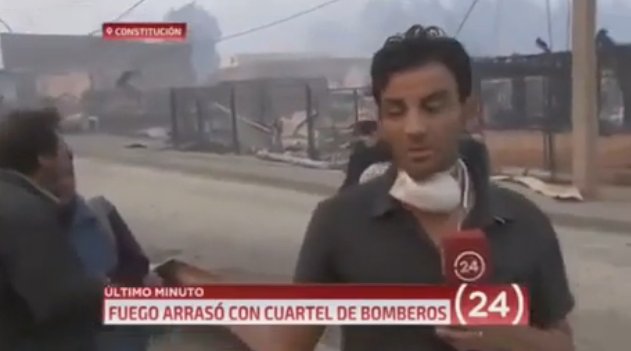 Colegio de Periodistas reconoce a Gonzalo Ramírez por su labor en los incendios forestales