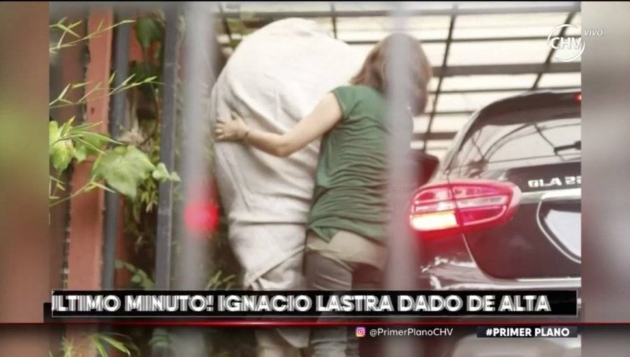Ignacio Lastra fue dado de alta de Clínica: Salió tapado con frazadas para no ser fotografiado