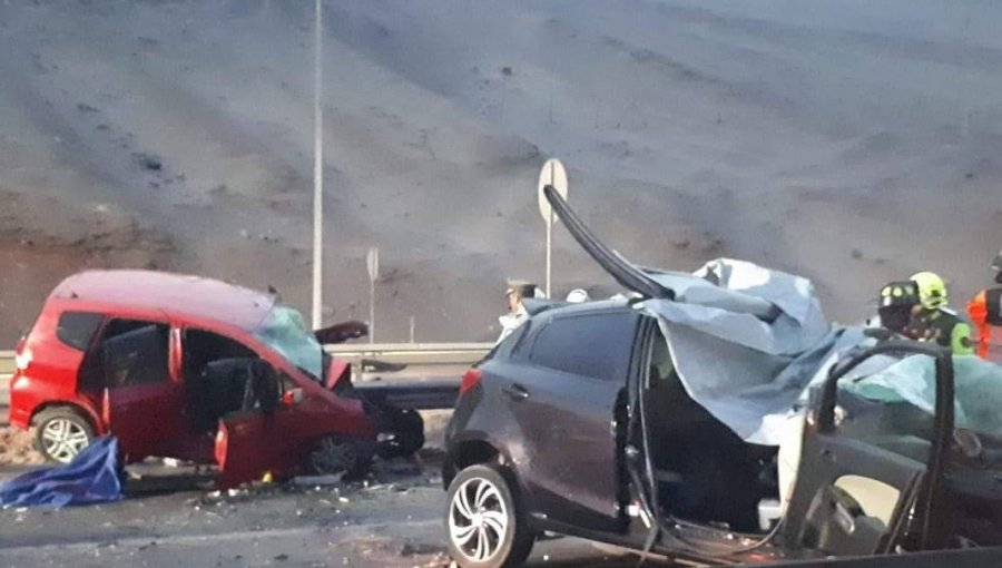 Cinco muertos y cuatro lesionados deja accidente de Año Nuevo en Iquique