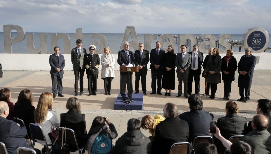 Piñera abordó el cambio climático con los líderes del proyecto Antártica 2020