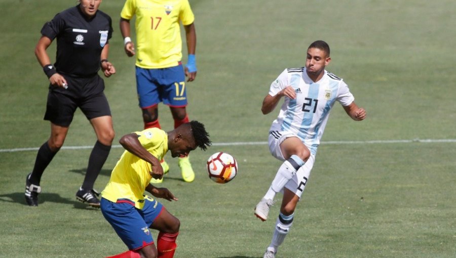 Argentina fue sorprendida por Ecuador y quedó colgando en el Sudamericano Sub 20