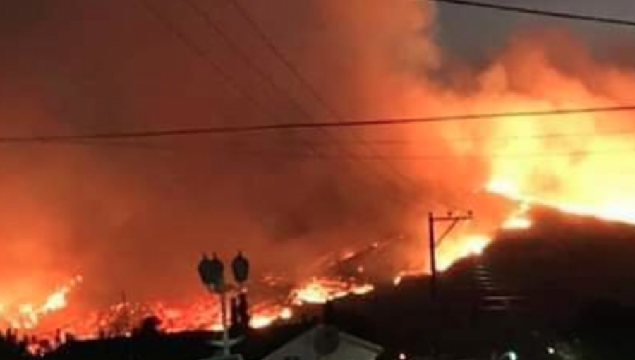 Región de La Araucanía registra 16 focos activos de incendios forestales: 1.100 hectáreas consumidas