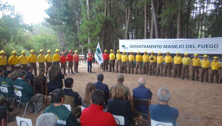 Autoridades conmemoraron el Día Nacional del Brigadista Forestal en la región de Valparaíso