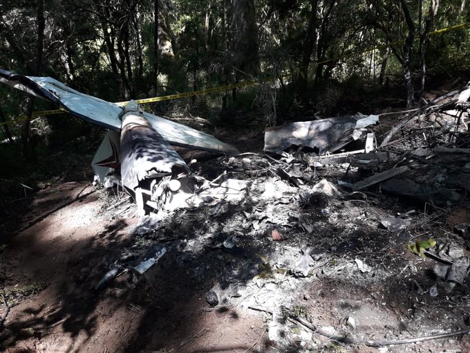 Piloto oriundo de Concón resultó con quemaduras tras caída de avioneta en Panguipulli
