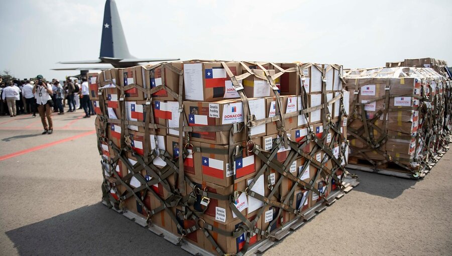 Chile hizo entrega oficial de la ayuda humanitaria para Venezuela en la frontera colombiana