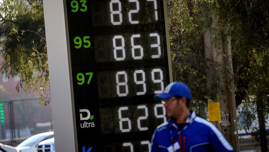 Precios de las bencinas subirán este jueves por segunda semana consecutiva