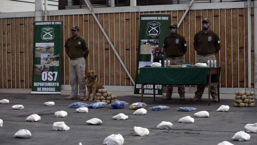 Detienen a traficante que transportaba 500 kilos de droga en 28 sacos en Antofagasta