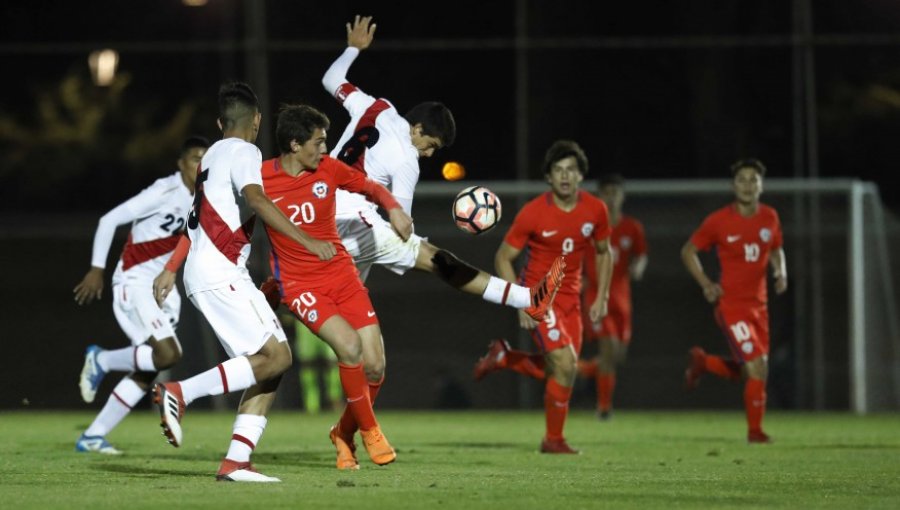 La Roja sub-17 debuta ante Perú en el Sudamericano de la categoría