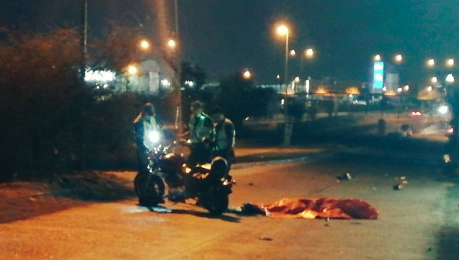 Motociclista falleció luego de ser impactado por un bus en Pudahuel
