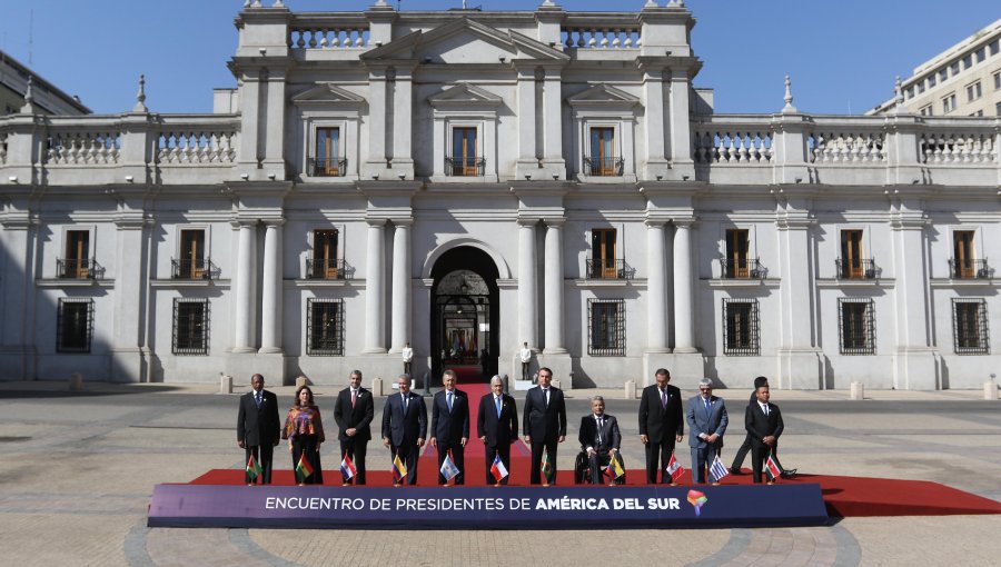 Presidente Piñera dio inicio a la primera reunión de Prosur en el palacio de La Moneda