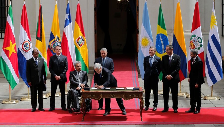 Piñera y Prosur: Compromiso con los derechos humanos y fortalecer la integración
