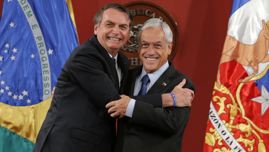 Piñera y Bolsonaro firman acuerdos previsionales energéticos y de ciberseguridad