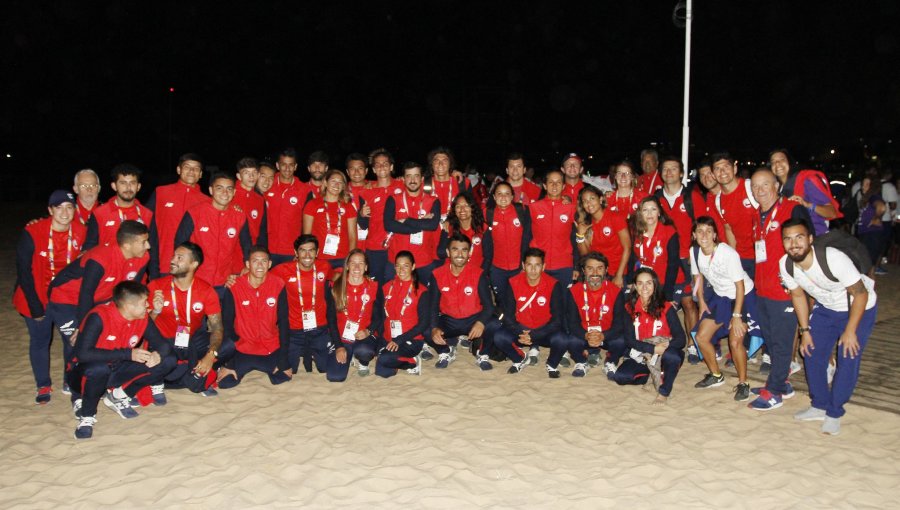 Team Chile finalizó cuarto en los Sudamericanos de Playa 2019